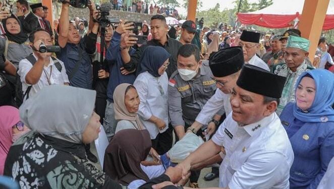 Pj. Gubernur Sultra Bersama Forkopimda Meninjau Pasar Murah Di Kota Kendari