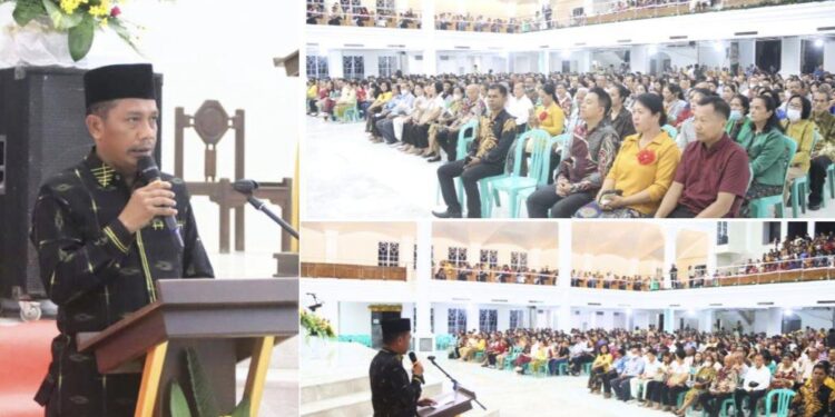 Hadiri Malam Perayaan Natal, Kakanwil Kemenag Sultra : Maknai Nilai Cinta Kasih dan Perdamaian